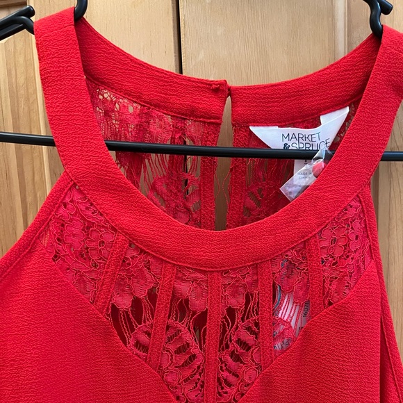 NWT Red tank top - Picture 3 of 5